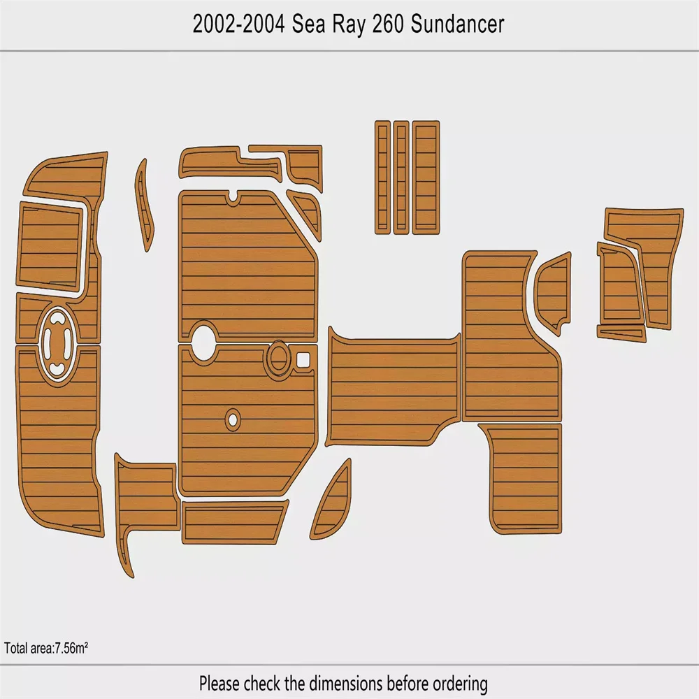 2002-2004 Sea Ray 260 Sundancer Cockpit Swim platform 1/4