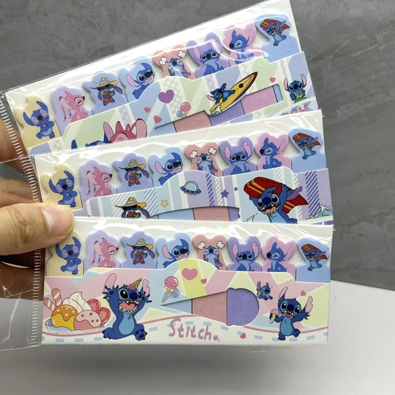 30pcs/lot Disney Stitch Memo Pad Sticky Notes Bookmark Kawaii N Times Stationery Scrapbooking label Post Office School Supplies