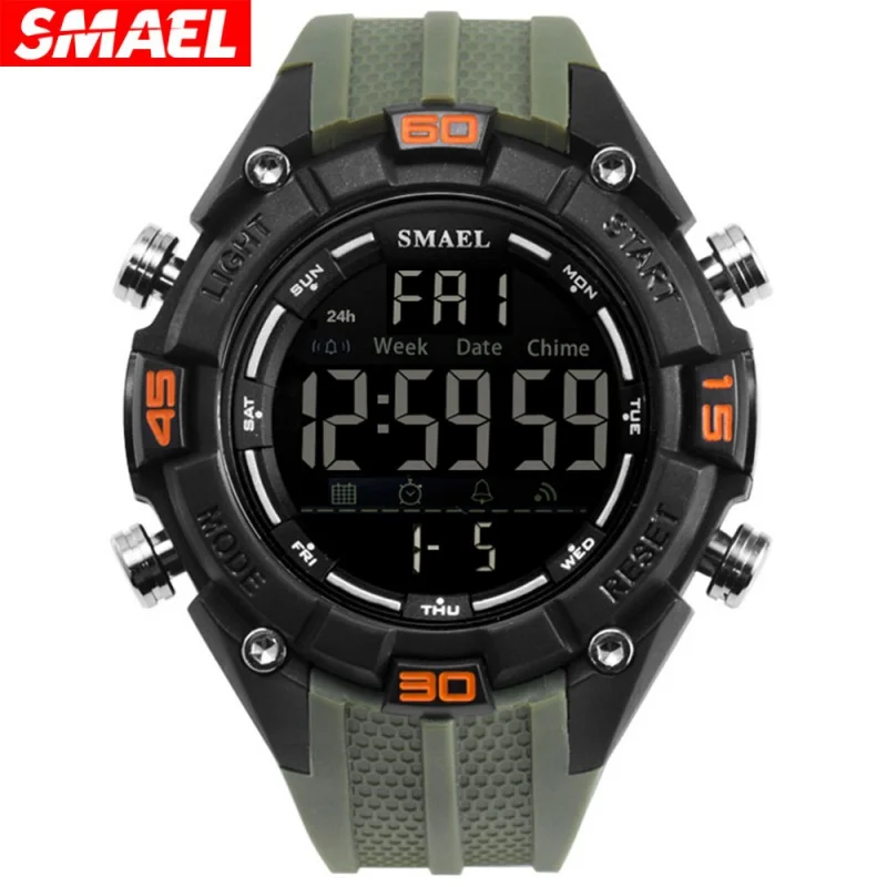 Smael Outdoor Sports Multifunctional Men's Watch Waterproof Personality Trend Electronic Watch