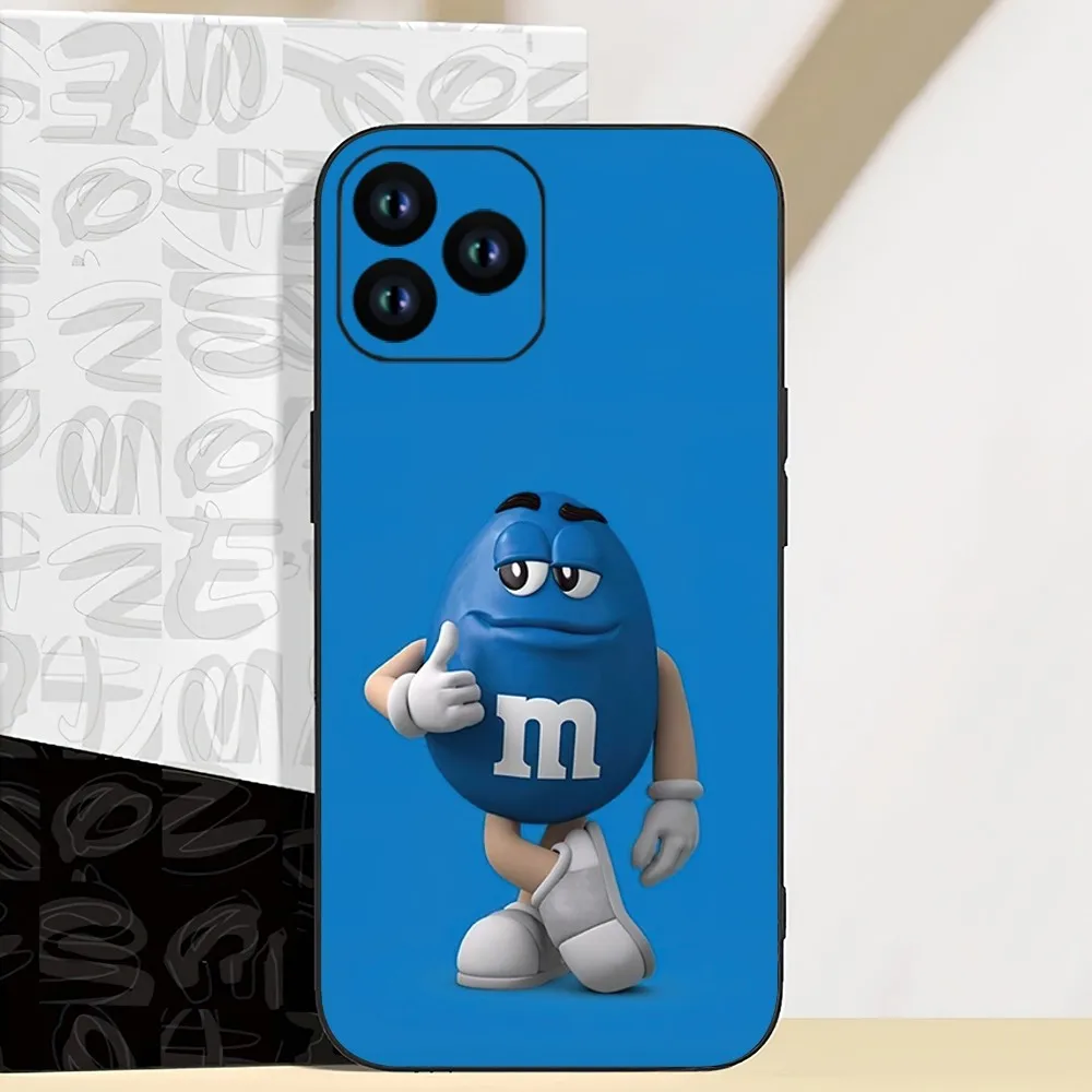 Cartoon C-Cokelat M-MaiYaCa M-Ms Phone Case For iPhone 11 12 13 14 15 Mini Pro XS Max X S Plus XR Shell