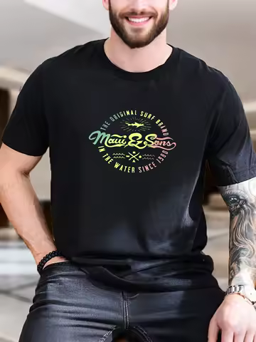 New Arrival Fashion Maui and Sons Heavyweight Hot Sale Vintage Funny Fashionable Men's T-Shirt