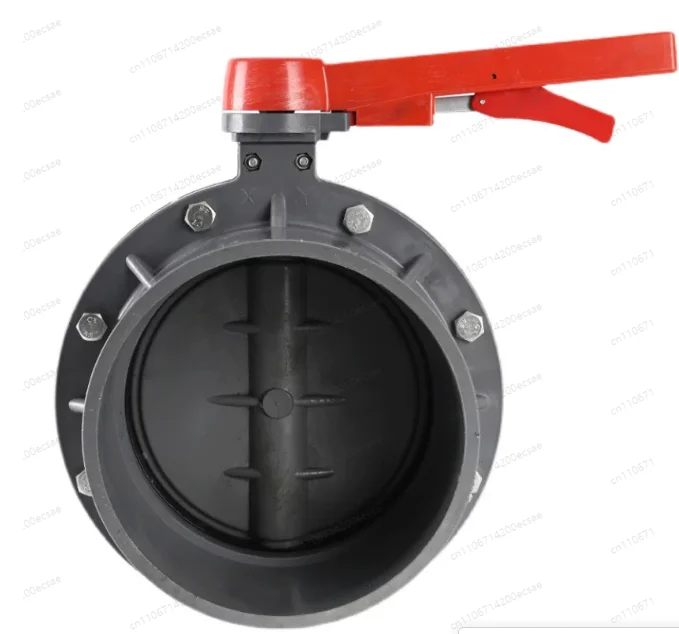 125mm UPVC/PVC Plastic Butterfly Valve DN50-DN200, Corrosion Resistant Wafer Type for Seaside Breeding Marine Aquaculture