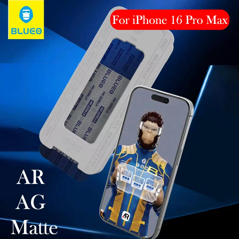 BLUEO AR AG Tempered Glass For iPhone 16 Pro Max Matte Protector for iPhone 16 Pro Max