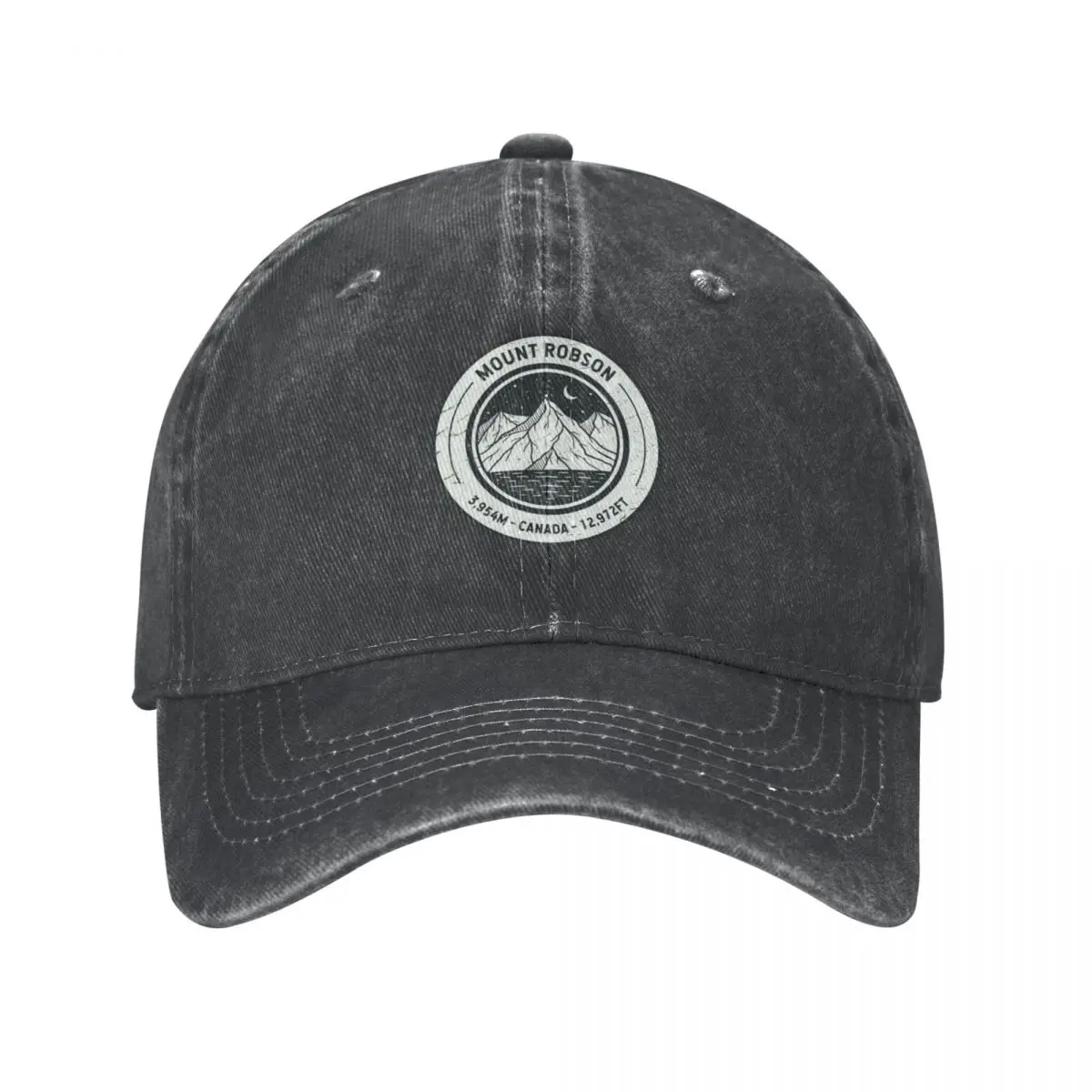 Mount Robson Canada | Hiking | Skiing Cowboy Hat Custom Cap Golf Hat funny hat cute For Men Women's