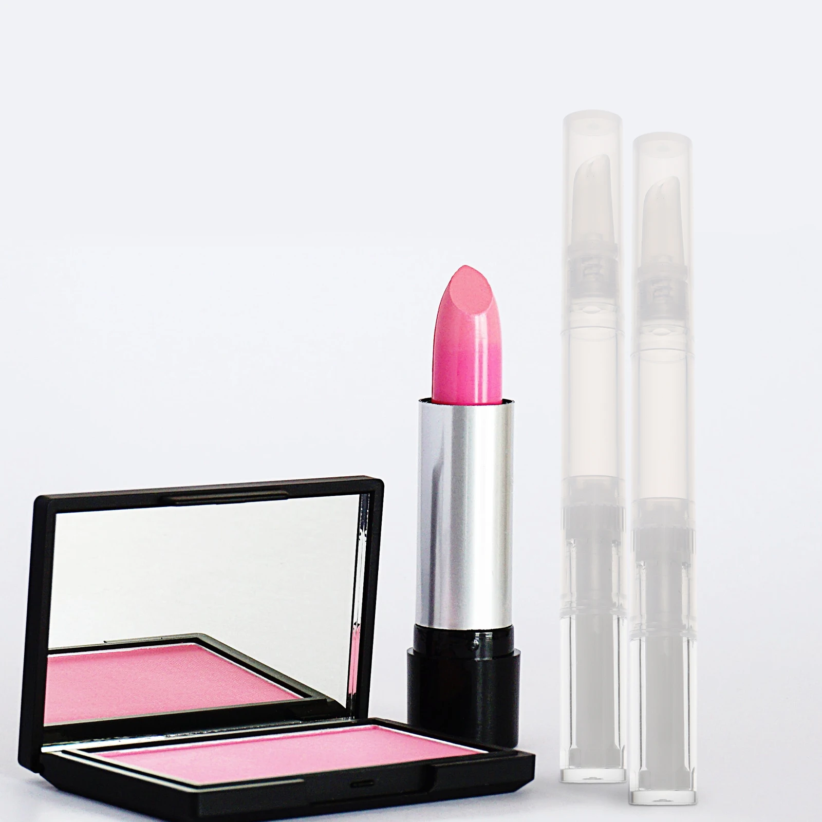 

3 Pcs Lip Gloss Tubes Empty Storage Bottles for Travel Small Lightweight Portable Containers Refillable PP Glaze Vials