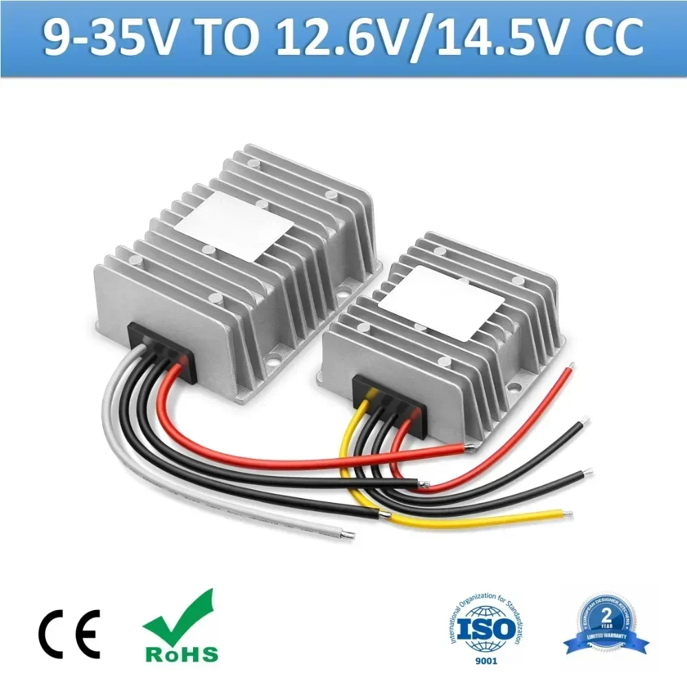 DC DC Battery Charger 12v 24v to 12v 12.6v 13v 14.5v Lead Constant Current CC Battery Charger Regulator 5A 8A12A 15A 20A 22A 25A