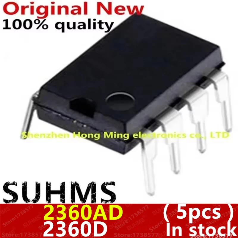 (5piece)100% New 2360D NJM2360D JRC2360D 2360AD NJM2360AD JRC2360AD DIP-8