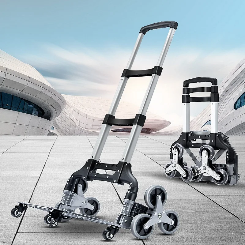 

Portable Folding Shopping Cart Is Easy To Disassemble and Store Climbing Stairs Supermarket Shopping Cart Folding Shopping Bag