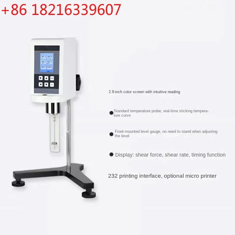 YaoNDJ-8S NDJ-5S NDJ-9S Rotary Digital Viscometer Viscosity Tester 10~6000000 MPa.s Viscometer With Temperature Sensor