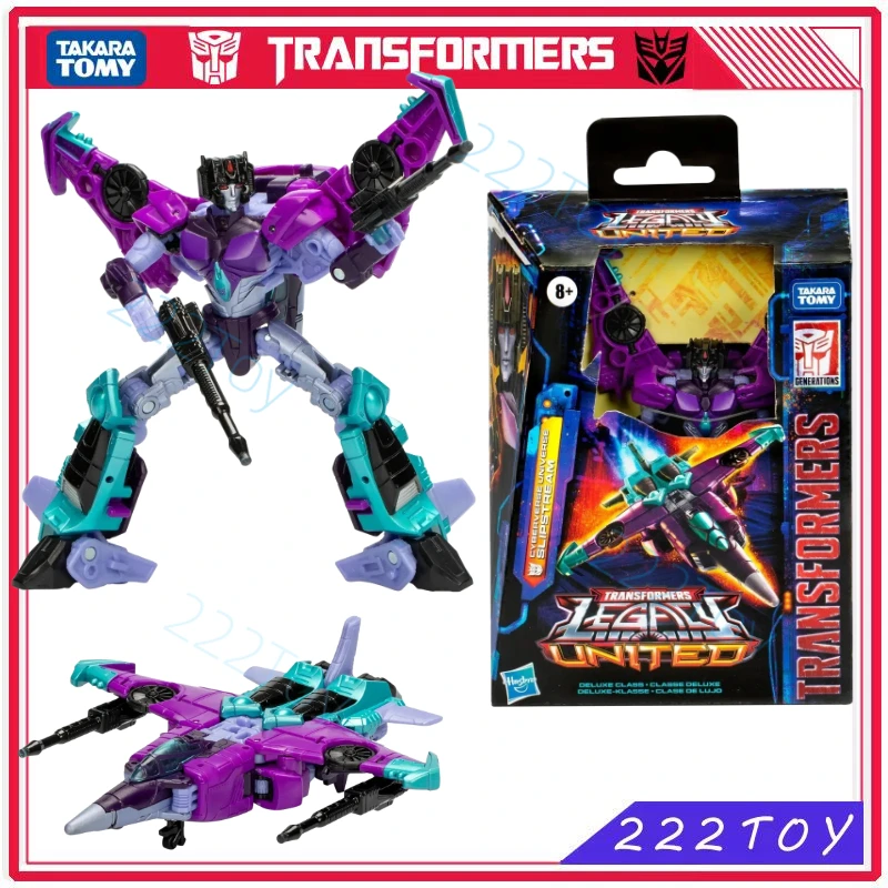 New Takara Tomy Transformers Toy Legacy United Deluxe Class Slipstream Action Figure Robot Toys Gifts Classic Anime Figures