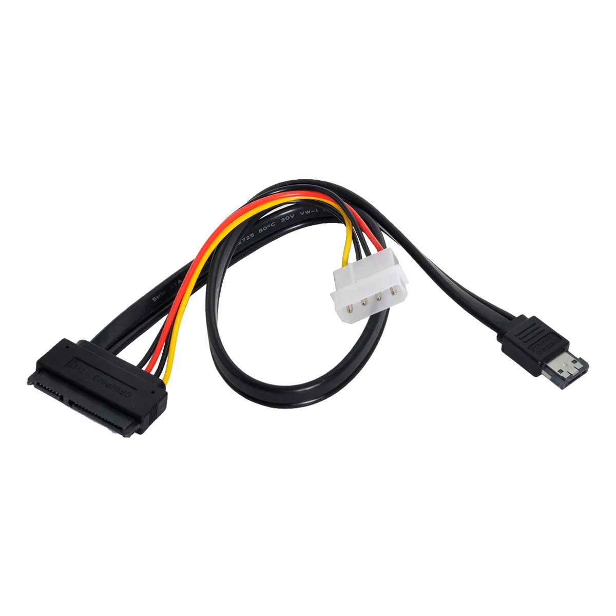 

CYDZ Power eSATA Combo для SATA 22Pin IDE 5V 12V для 3 5 "2 5" кабель для жесткого диска 50 см