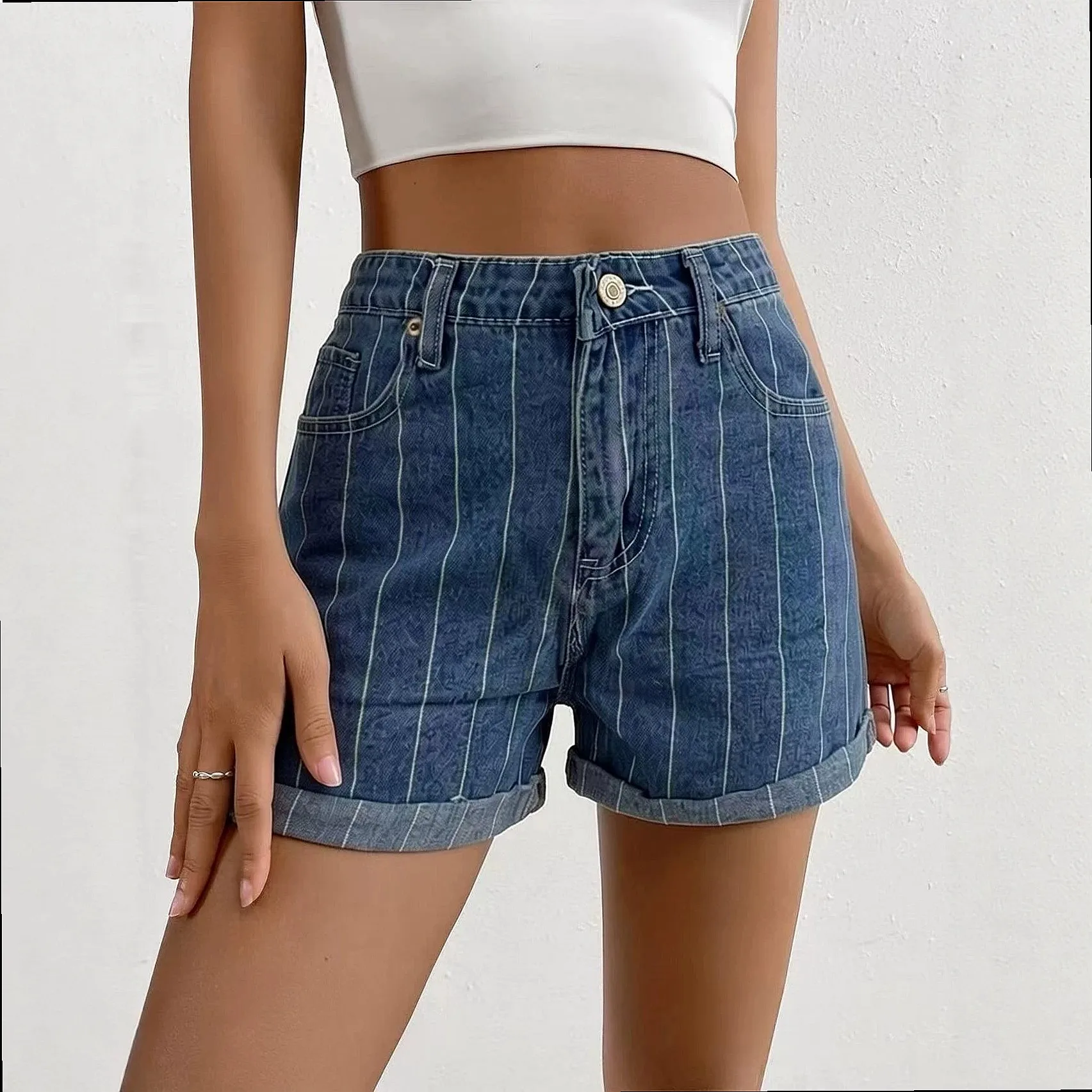 Women's Denim Short Casual Shorts for Women Spring Summer Jean Pants