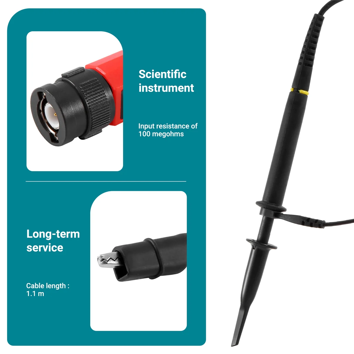 B52C P4100 Universal 100:1 High Voltage Probe For Oscilloscopes For Rigol Atten Owon Siglent