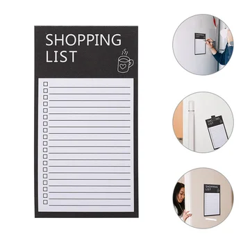 Blocco note magnetico per il frigorifero frigorifero note adesive elenco domestico carta piccoli taccuini Shopping Office