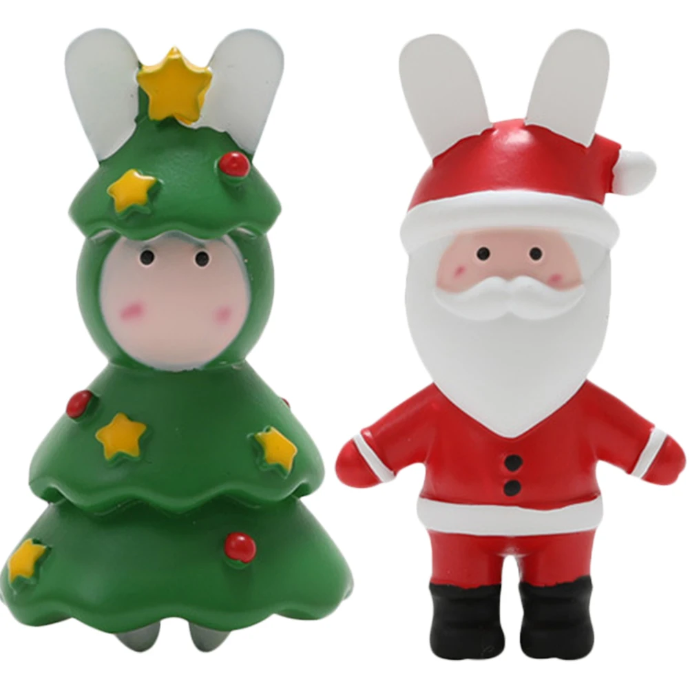 

2Pcs Christmas Fridge Magnets Santa Claus Refrigerator Locker Whiteboard Magnetic Holiday Decor Fridge Magnet Locker Magnets