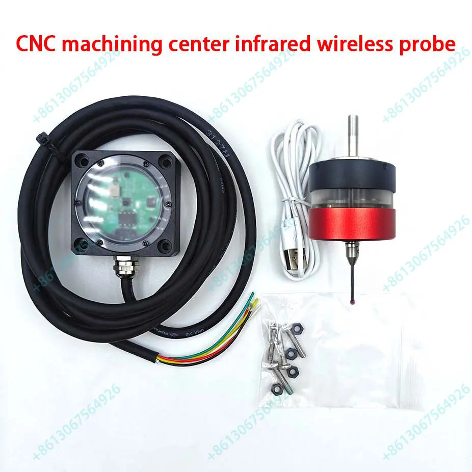 CNC infrared wireless probe Mach3 edge finder machining center CNC milling machine three-coordinate probe centering tool setting