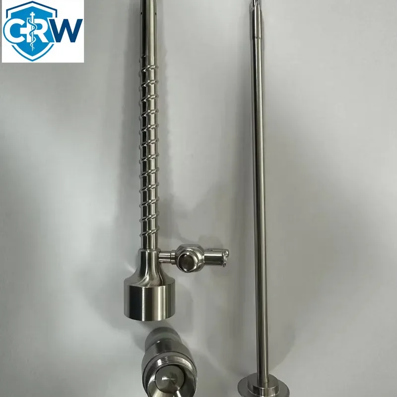 CRW Grooved Spiral Retracting Trocar Magnetism Flat