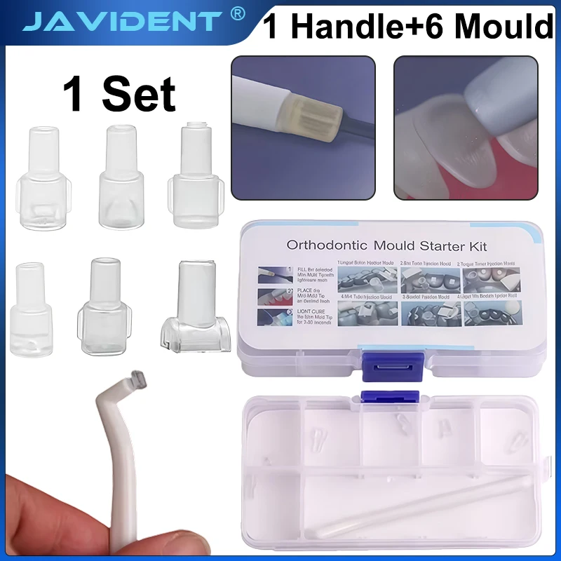 1 Set Dental Orthodontic Mould Starter Kit Injection Mould Mini Ortho Forming Mold Button Bracket Starter Kit Dentistry Tools