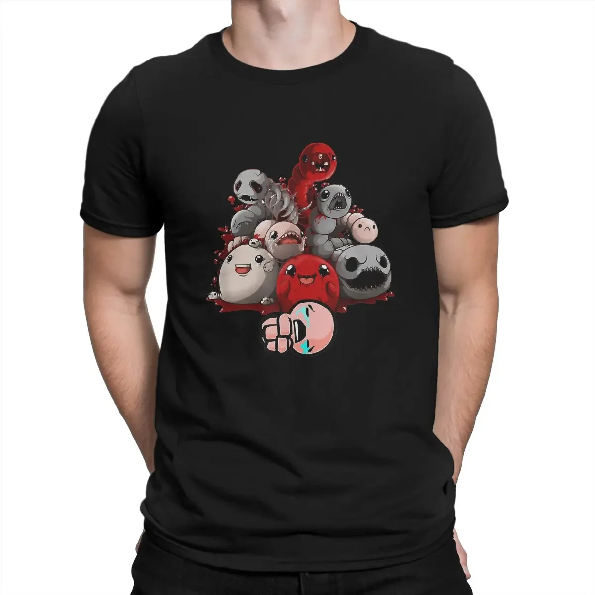 Streetwear Casual T Shirt Male Cry Graphic cotton TShirt The Binding of Isaac Rebirth Wrath of the Lamb Game Printing t shirts