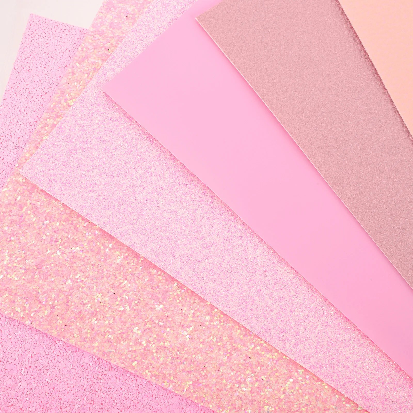 

8pcs Diy Craft Sheets Pink Themed For Earrings Jewelry Making Bag Decorations Ear Cuttable Material