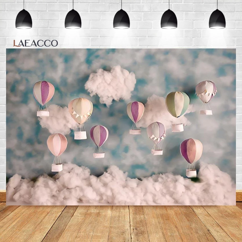 Laeacco Sinh Nhật Nội Thất Cảnh Nền Bóng Đồ Chơi Trẻ Em Bánh Đập Tan Chụp Ảnh Chân Dung Bối Cảnh Cho Studio Ảnh