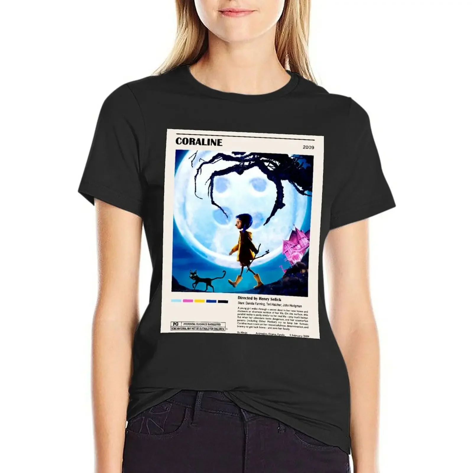 

Animation Movie Poster T-Shirt graphics anime clothes animal print shirt for girls t-shirt dress for Women graphic