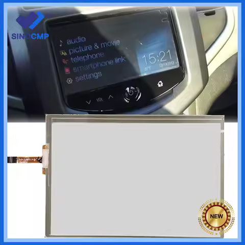 New 4-pin 7" Radio Touch Screen LA070WV1(TD)(05) LA070WV1-TD05 for Chevrolet Spark Sonic 2012-2016 Navigation Auto Interior Part