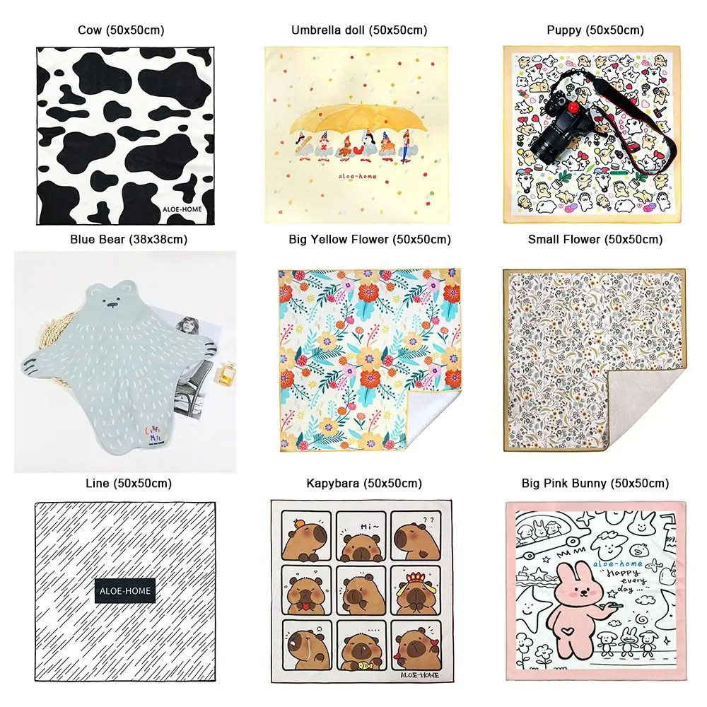 Reusable Camera Wrap Cloth Wrap Around Pouch Digital Computer Camera Protective Cover Cow Photographic Equipment Accessories
