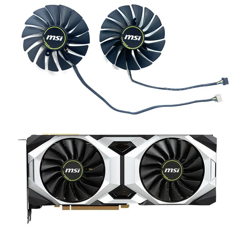 Новый вентилятор 87 мм для видеокарты MSI GeForce RTX2080 2080ti 2080 SUPER VENTUS GP O