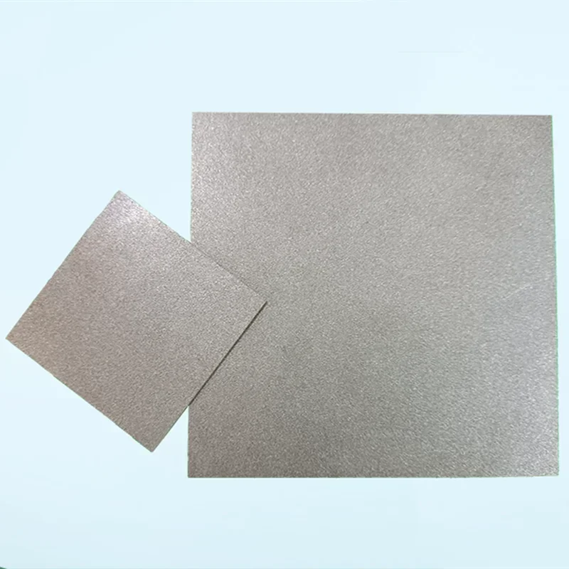 Corrosion resistant porous foam titanium/high temperature resistant filter material