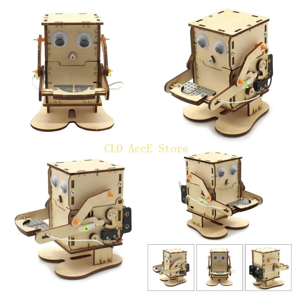 

Проект 16FE STEM для Kid Robot Eat Diy Crafts Mechanical Model