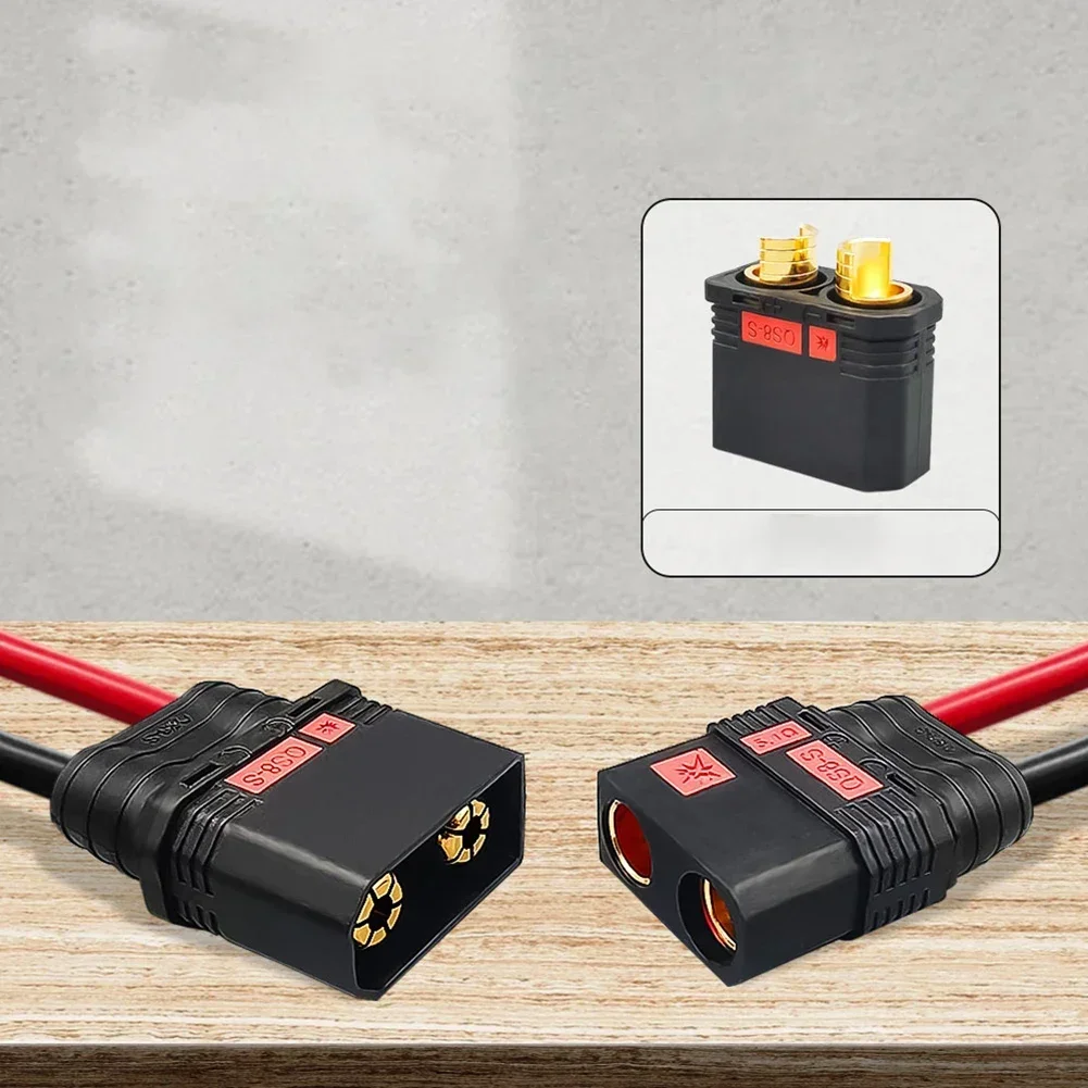 1pc QS8-S Male/female Plug Battery Resistant Connector Anti-static Connector Energy Plug Power Tools Replacement Accessories