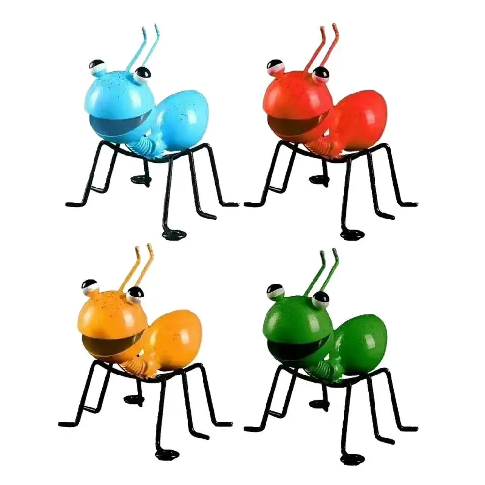 Cute Ant Statue Garden Decor Figure Stand Ant for Outdoor Yard Lawn Decoration Iron Ant Sculpture Home Desktop Decoration