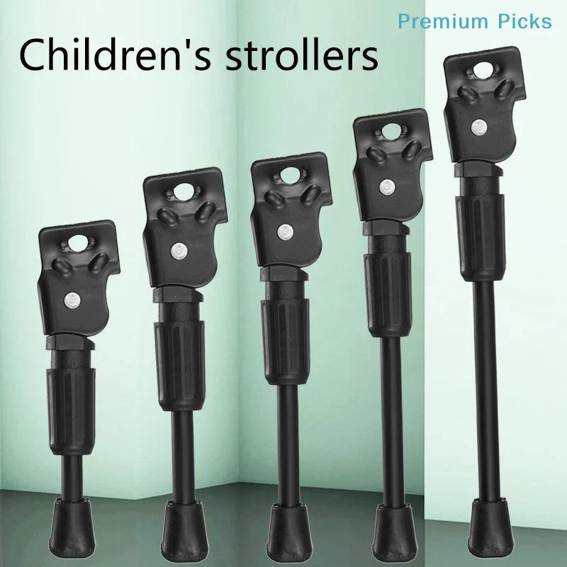Kids Bike Kickstand Heavy Duty Parking Stand Foot Brace Support For Children Bicycle Side Mount 12 14 16 18 20 Inch Wheels view 2