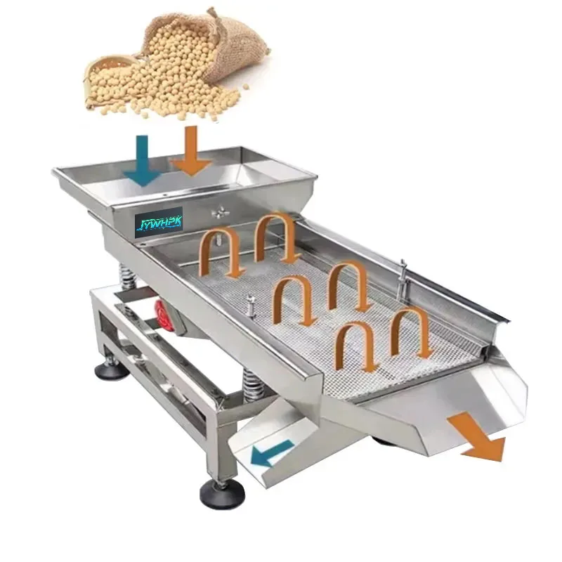 50 * 120cm Single layer/Double/three layer electric screening machine, linear screen, vibrating screen, stainless steel