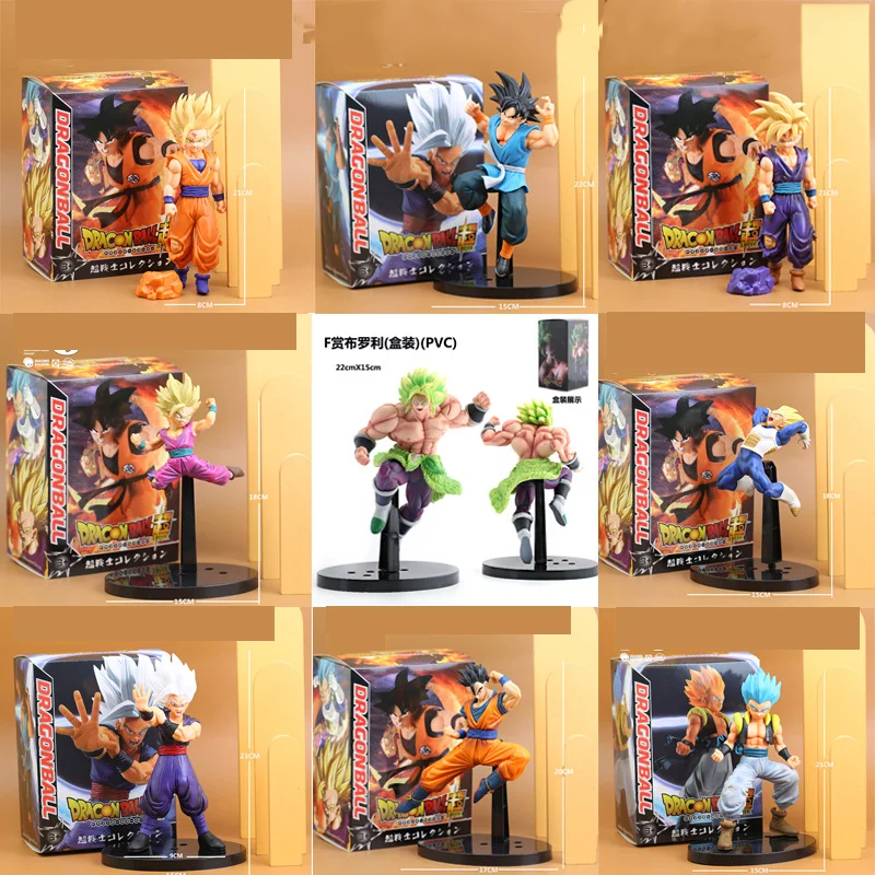 

Anime Dragon Ball Son Goku Vegeta Figure Vegeta Figurine Son Gohan Pvc Action Figures Gk Statue Collection Model Toys Gifts