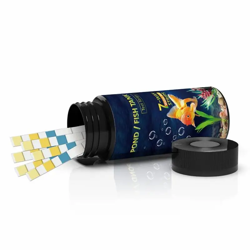 Aquarium Teststreifen 7 in 1 Schwimmbad Teststreifen Aquarium Teststreifen ph Alkalität Chlor carbonat Härte prüfung