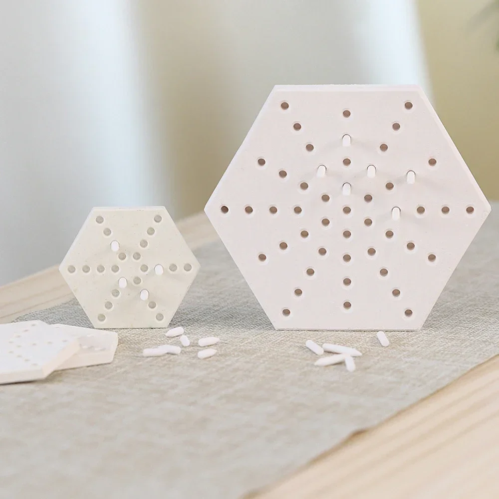 Accesorios para horno de arte cerámico, estera refractaria Hexagonal, clavos de soporte, estera de ladrillo refractario poroso PWS para artefactos de horno