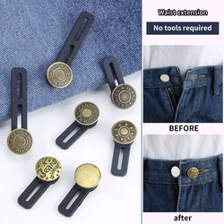 6 Pcs Jeans and Pants Button Extenders: Universal Waist Expander for Women and Men, Instant Belt Extension Solution