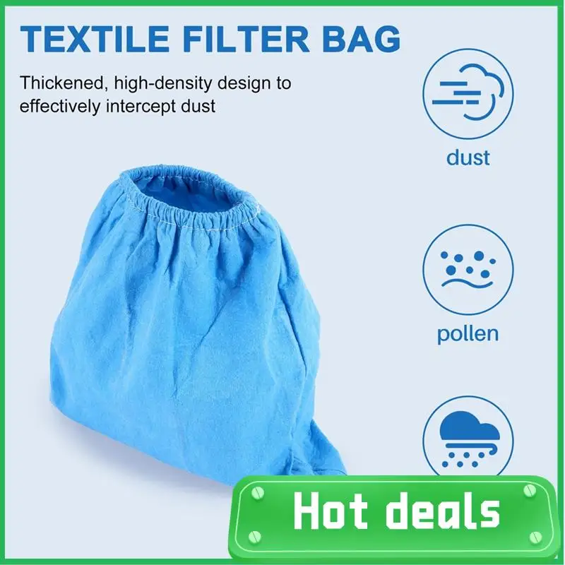 A74X-9Pcs أكياس تصفية النسيج ل Karcher MV1 WD1 WD2 NT18 ، NT20 مكنسة كهربائية كيس مرشح أجزاء المكنسة الكهربائية غطاء مرشح