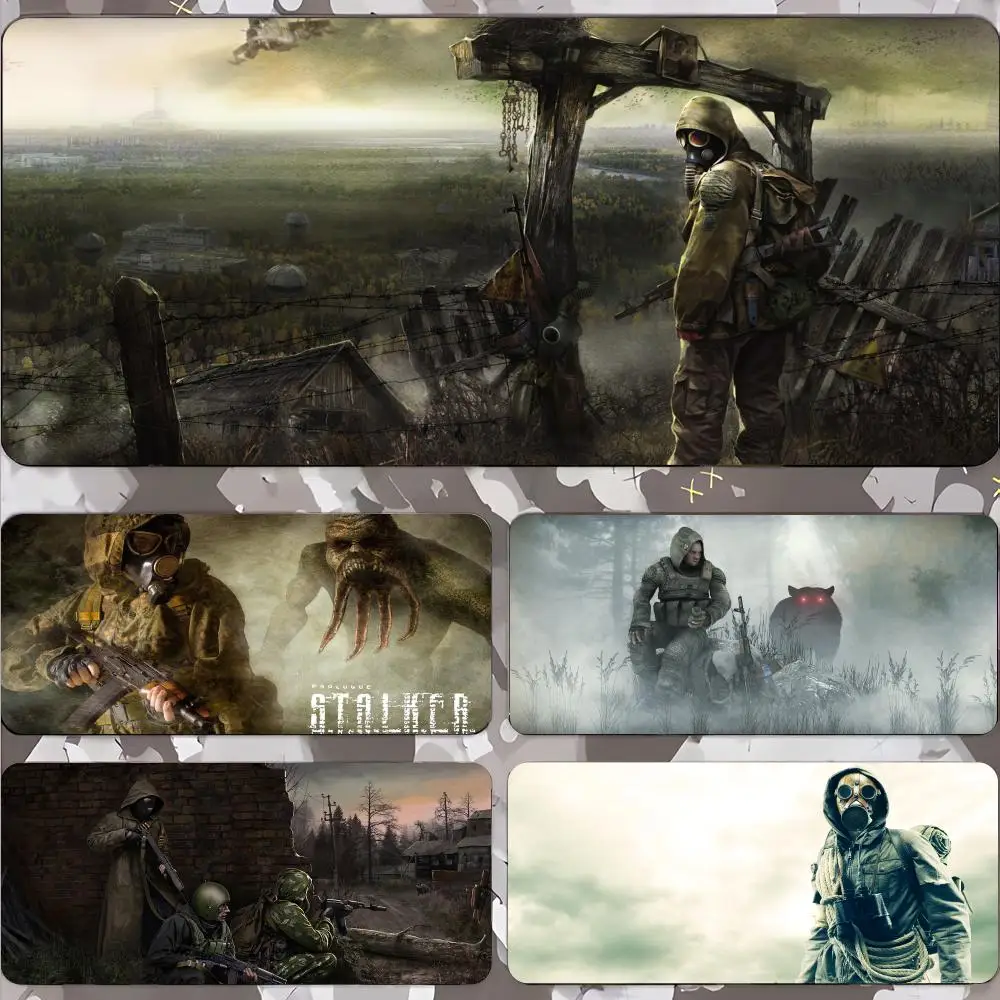 S.T.A.L.K.E Mouse Pad Gamer Keyboard Mat Pads Gaming Desk Protector Laptops Large Mousepad Cartoon Deskmat