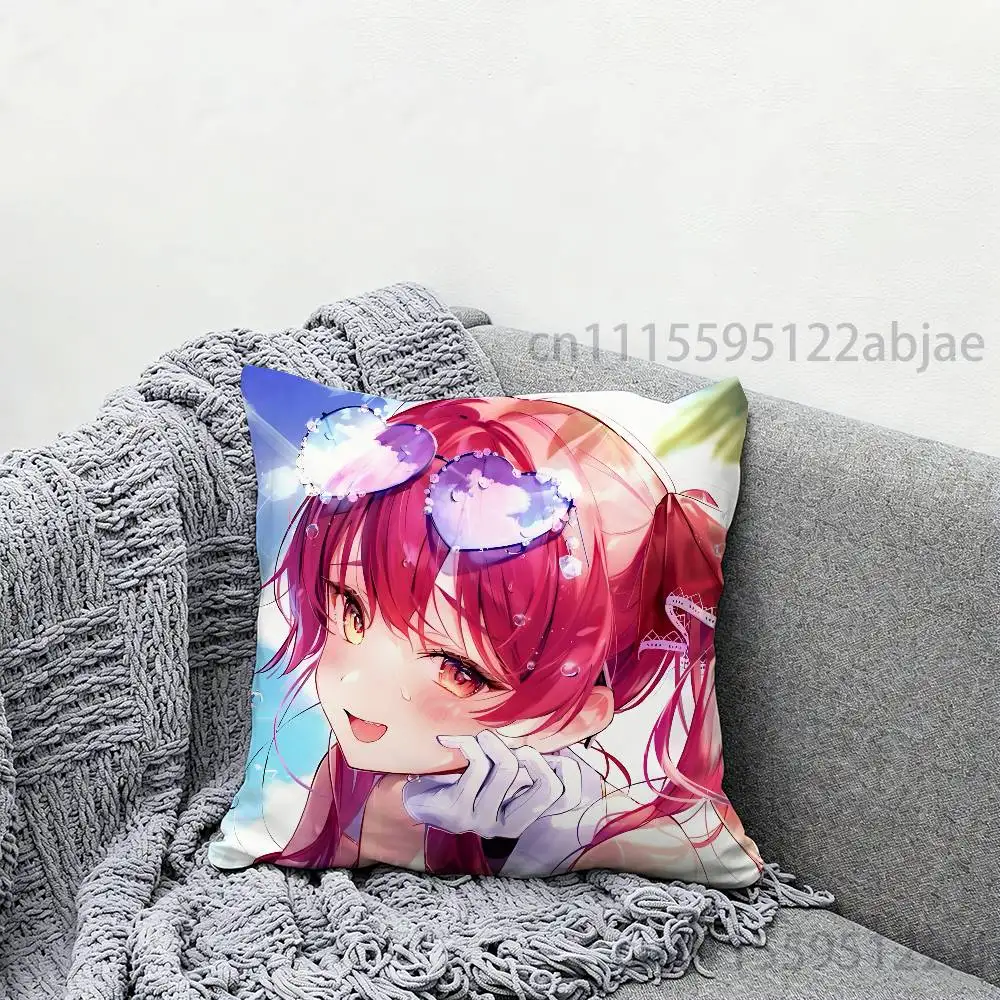 h-houshou marine Throw Pillow Case 50x50cm DIY Square Pillowcase Square Office Cushion Cover