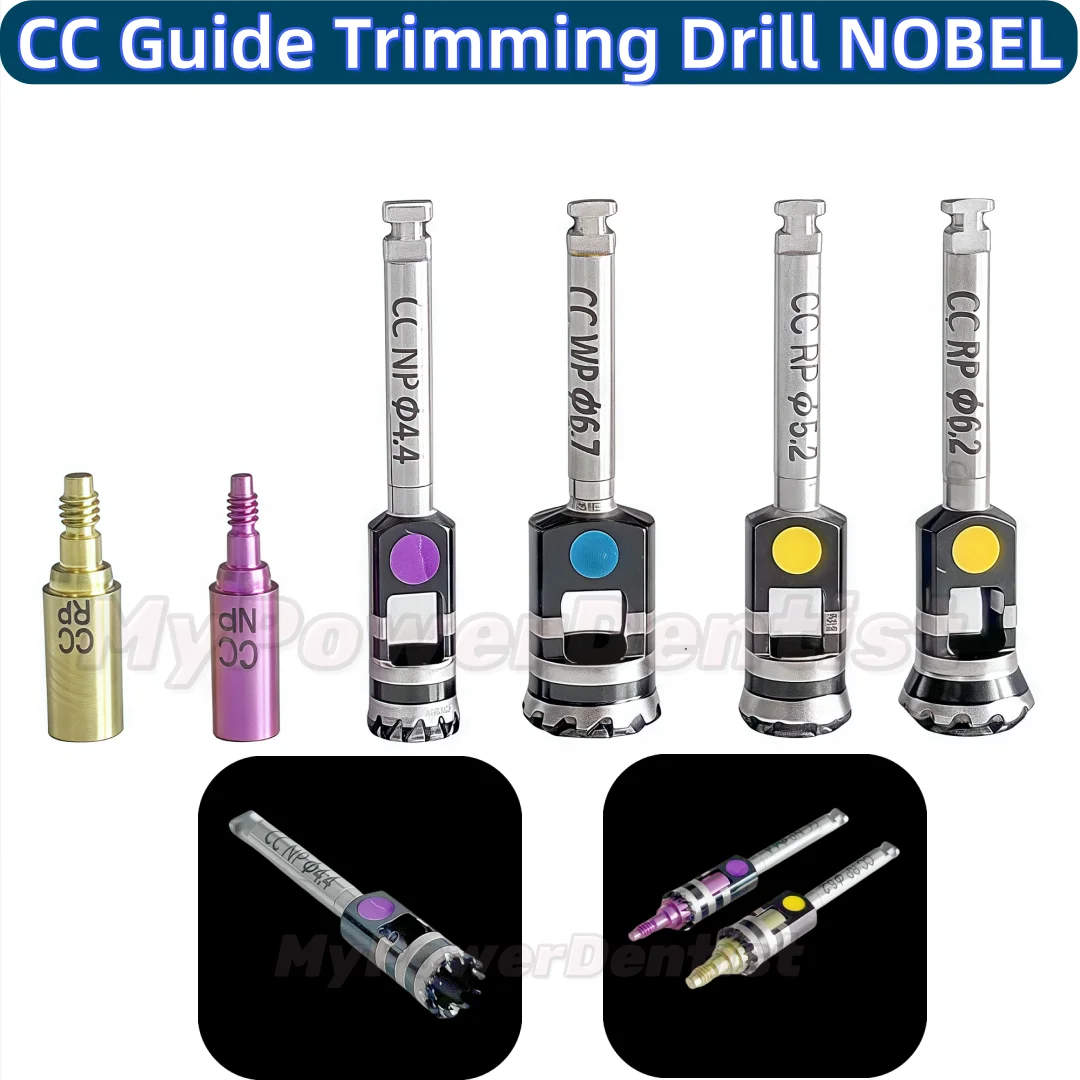 Dental Drills Bone Mill Profiler Ridge Trimmer CC Guide Trimming Drills NOBEL