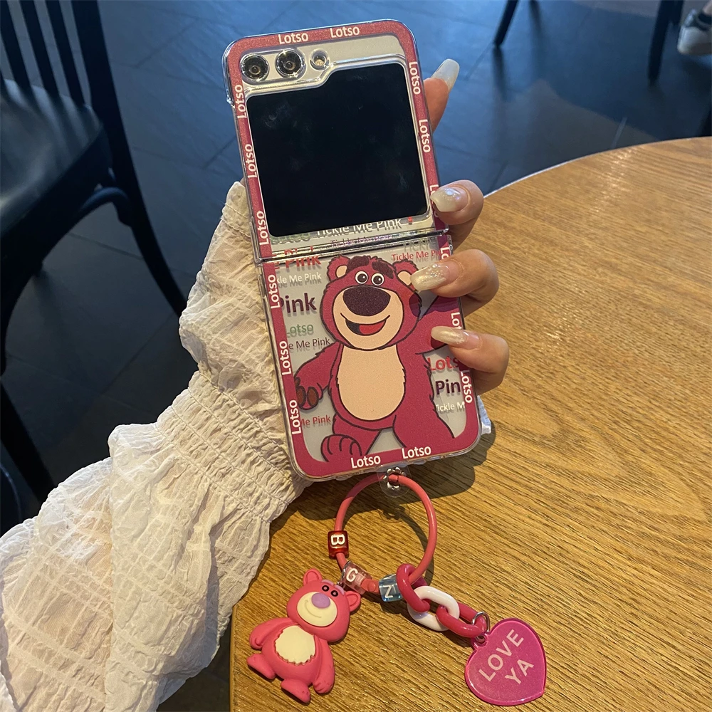 حافظة لهاتف سامسونج جالاكسي Z Flip 7 6 Flip7 FE Flip5 Flip4 Flip3 5G حماية شفافة غطاء كمبيوتر أكريليك Lotso