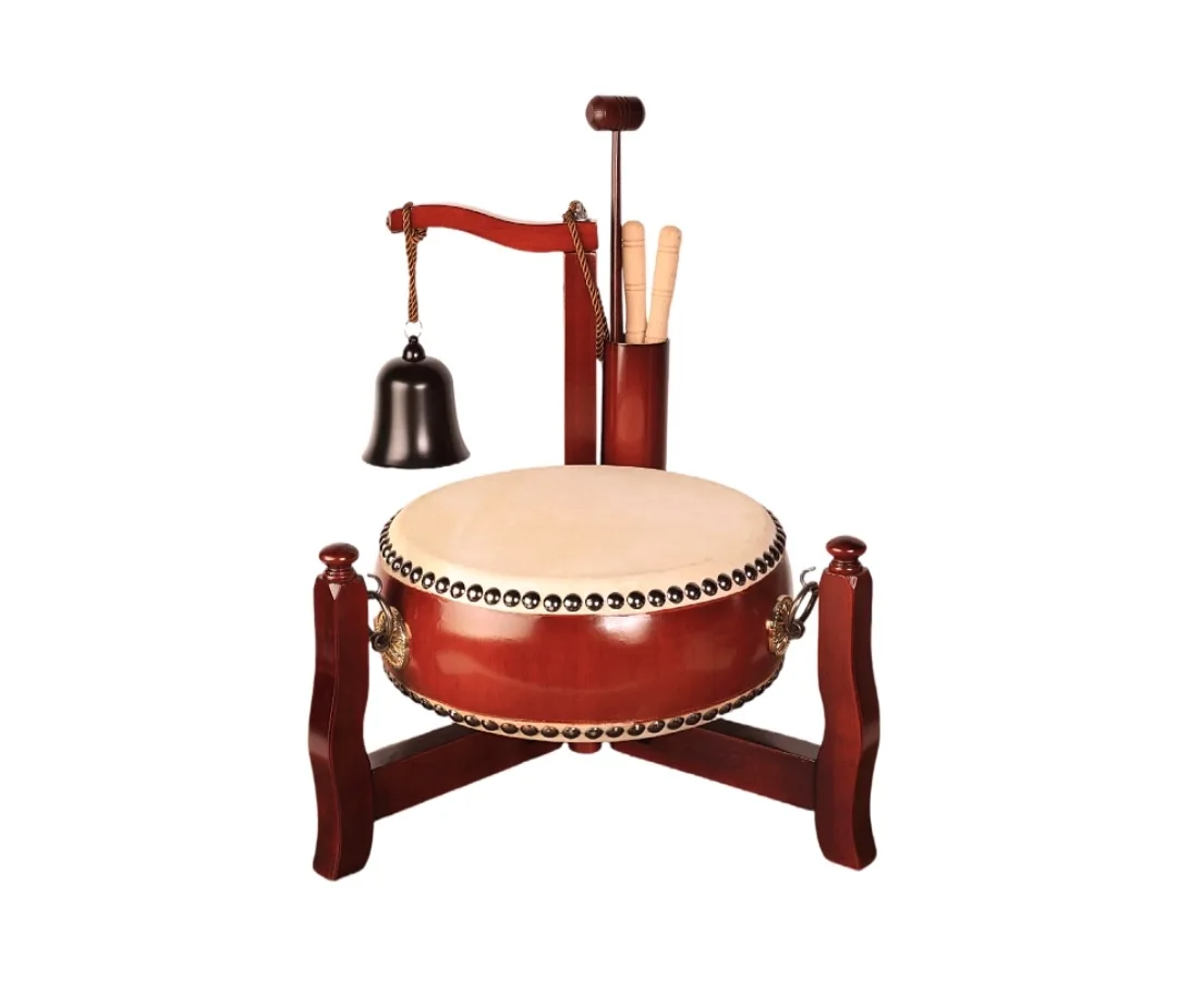 

Taiwanese drum Flat drum 24cm triangular bracket percussion instrument