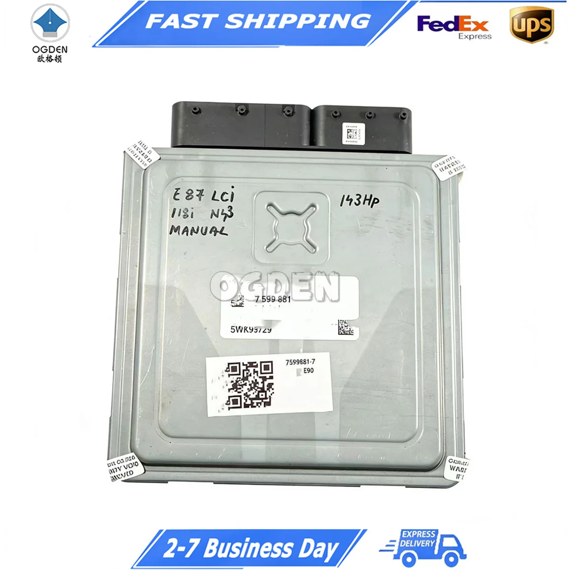 

Блок управления CAS OGDEN 7640015 7599881 для BMW E82 E87 E90 E91 E92