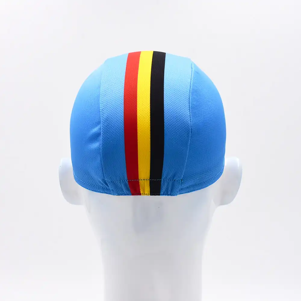 Sweating Cycling Caps Moisture Absorption Bicycle Hat Quick Drying Bike Cap Sky Blue Customization