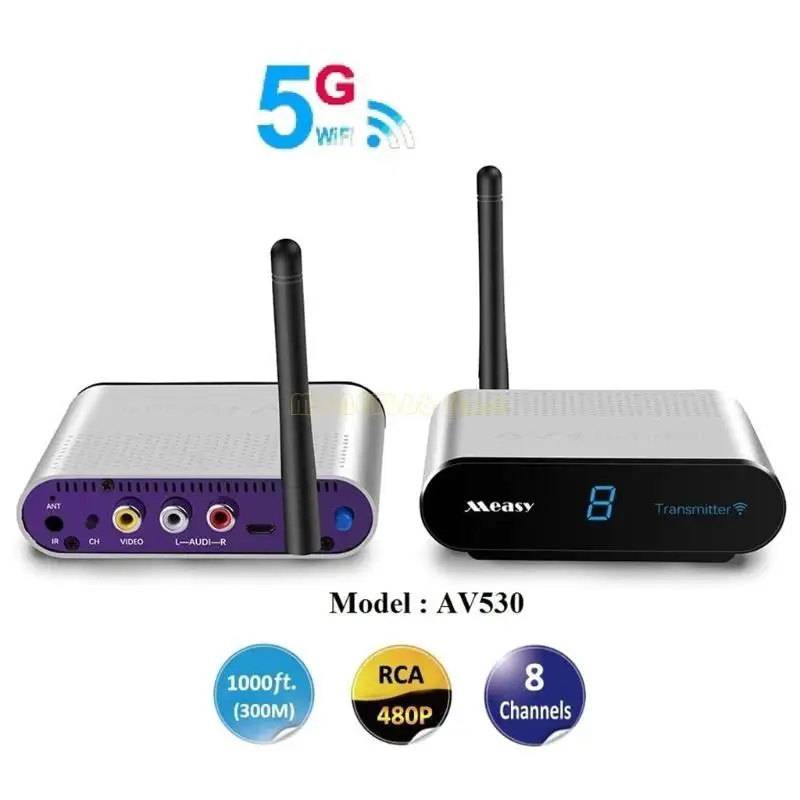 

F62C AV Transmitter Wireless Video Sender Receiver Long-distance Transmission