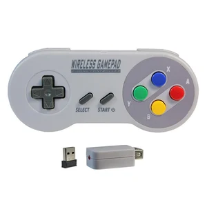 2 RECIEVER GAME CONTROLLER CORRIOUS CORNER BUTTON 2.4G GAMEPAD JOYPAD JOYSTICK Compatible for SNES Mini PC Windows NS SWITCH 10 Main Sales Control Super Nintendo - №3