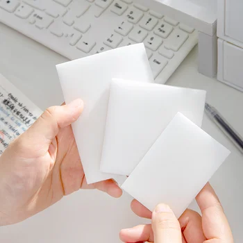 Card Lover 50 ชิ้น [ชุดโปร่งใส] Journal Sticky Notes กระดาษกันน้ํา MeMO Pad หมายเหตุวัสดุโรงเรียนเครื่องเขียน Office
